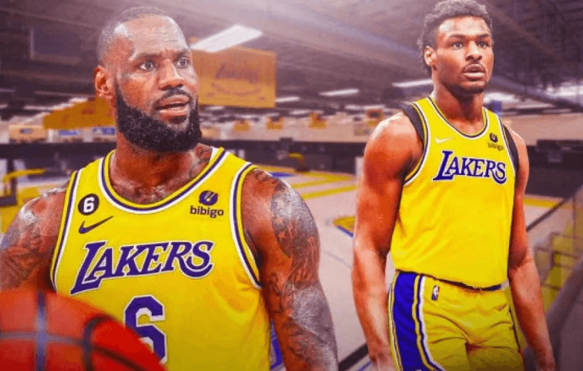 Bronny James yrittää Lakersia